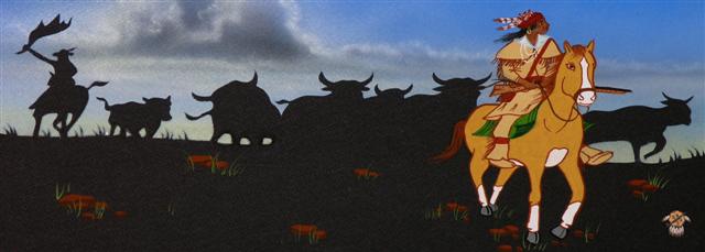 After the approval of the 1840 constitution the Cherokees turned to raising horse and cattle. The wealth of the Cherokees grew rapidly and the people flourished.  